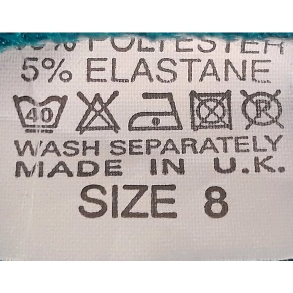 New Club London Y2K Blue Velvet Baby Doll Clubwear Party Size 4 Mini Dress - Picture 9 of 9